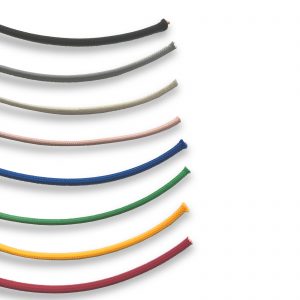 Old style electrical cables braided cotton1.5 mm² one color