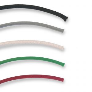 Old style electrical cables braided cotton2.5 mm² one color