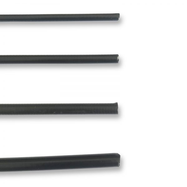 Guaina nero liscia con teflon Ø 4/5/6/7 mm