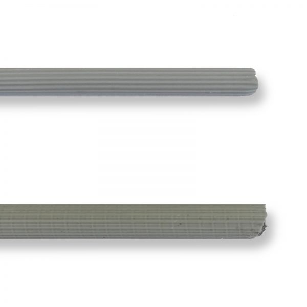 Guaina grigio rigata con teflon Ø 5.5/7 mm