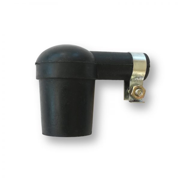 Pipetta candela silicone nero ø 7mm