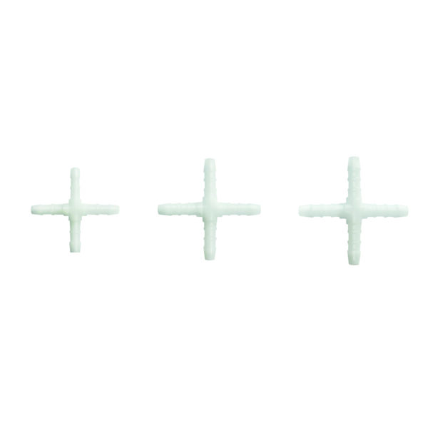 Raccordi a x per tubo benzina Ø 4/5/6mm